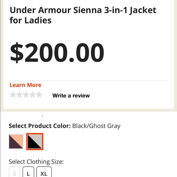 Under armour coldgear sienna coat - Picture 5 of 5